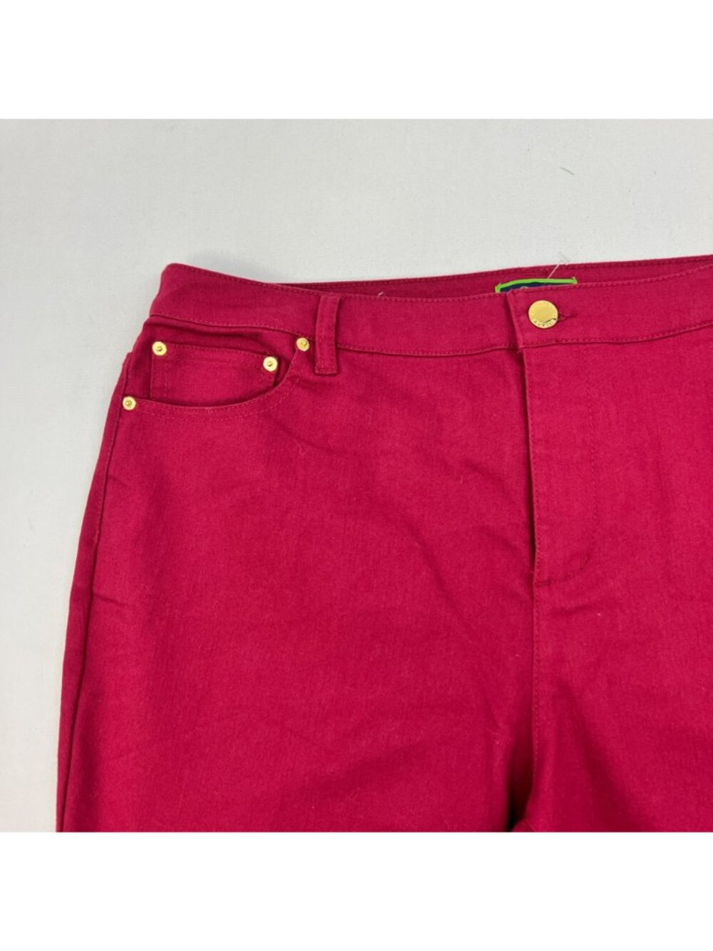 C Wonder Womens Bootcut Jeans Raspberry High Rise Size 20WP - Picture 4 of 9